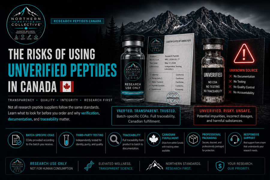 The Risks of Using Unverified Research Peptides in Canada | What Researchers Should Know